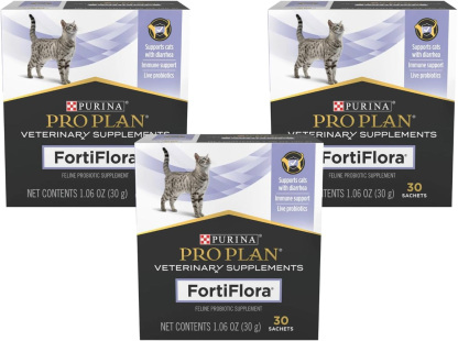 Pro Plan Nutritional Supplements, FortiFlora Probiotic Supplement for Cats - 30 Count