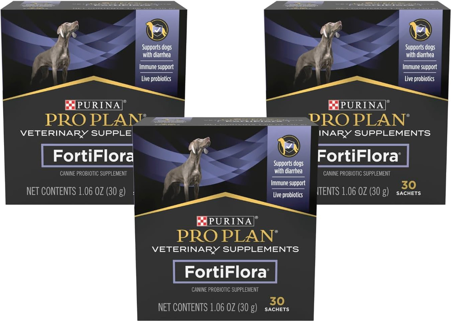 Pro Plan Nutritional Supplements, FortiFlora Probiotic Supplement for Dogs - 30 Count