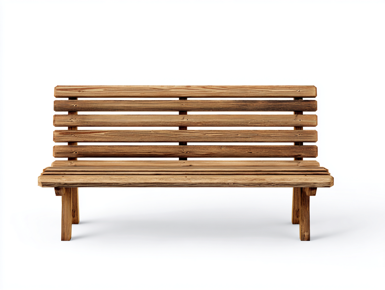 Gartenbank-Holz-152x57x83 cm-braun-rustikaler Gartenstil-Sofagetden