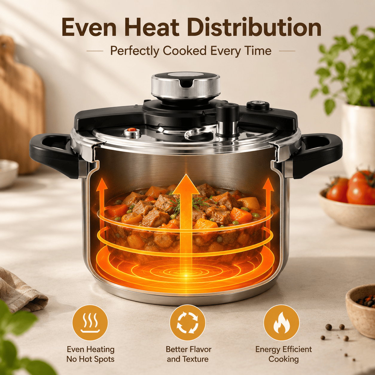 Chicamy™ Premium 304/316 Stainless Steel Pressure Cooker