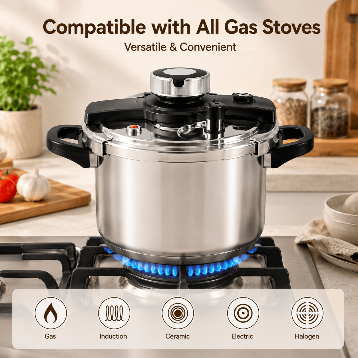 Chicamy™ Premium 304/316 Stainless Steel Pressure Cooker