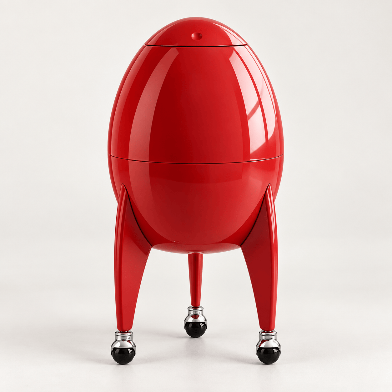 Chicamy™ UFO-Inspired Standing Trash Can