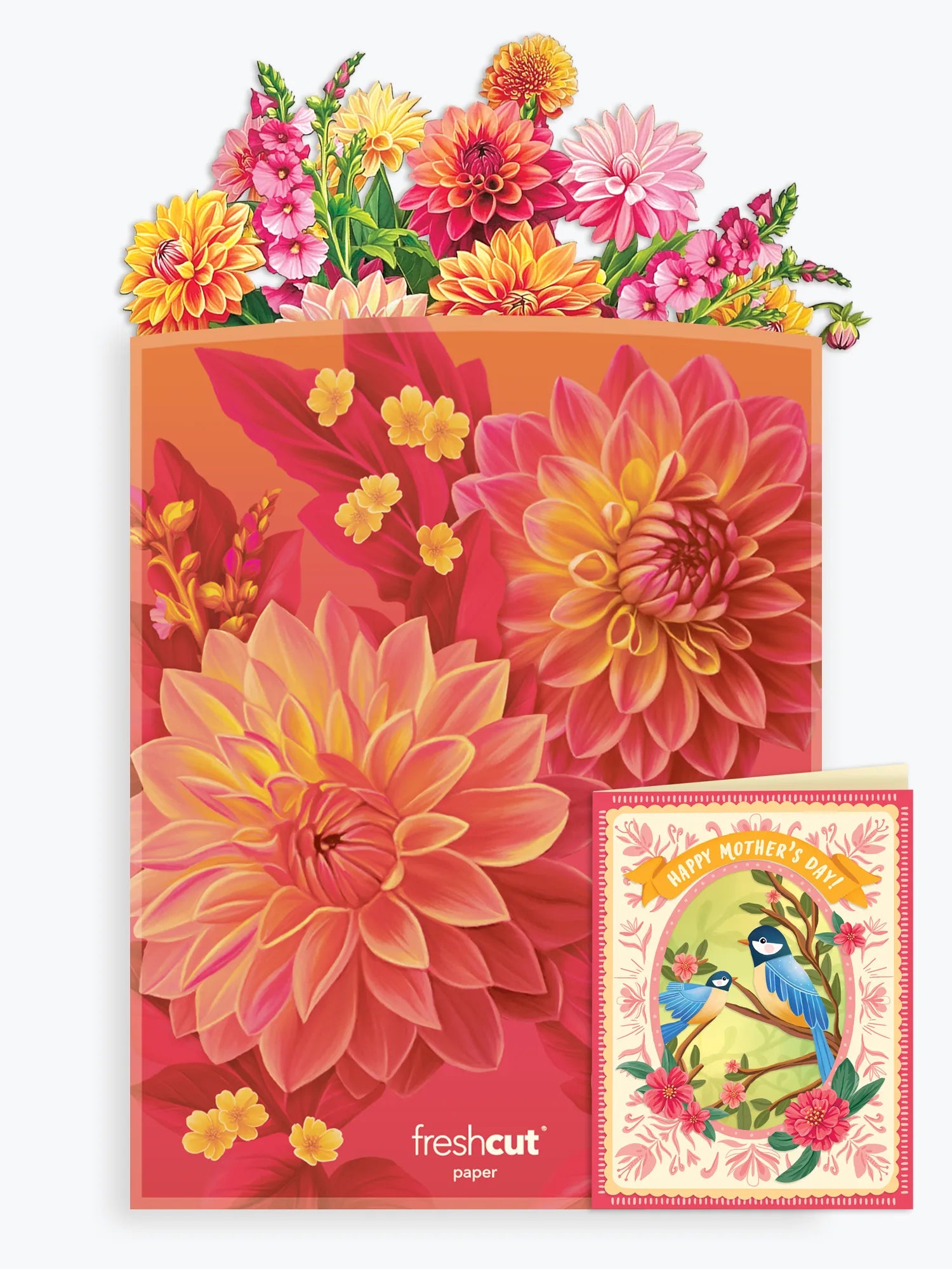 Grande Dahlia Sunrise + Free Layered Card