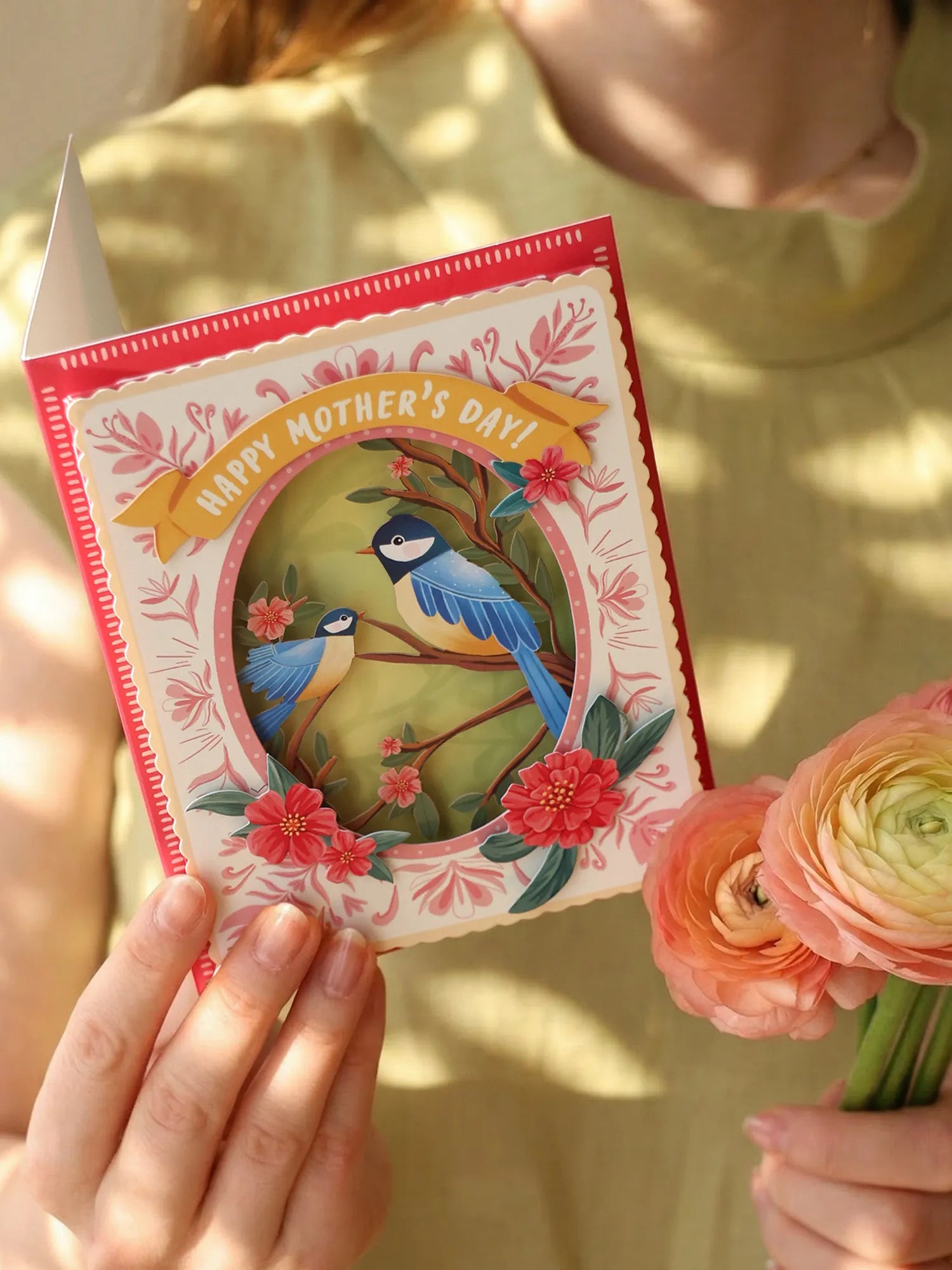 Grande Dahlia Sunrise + Free Layered Card