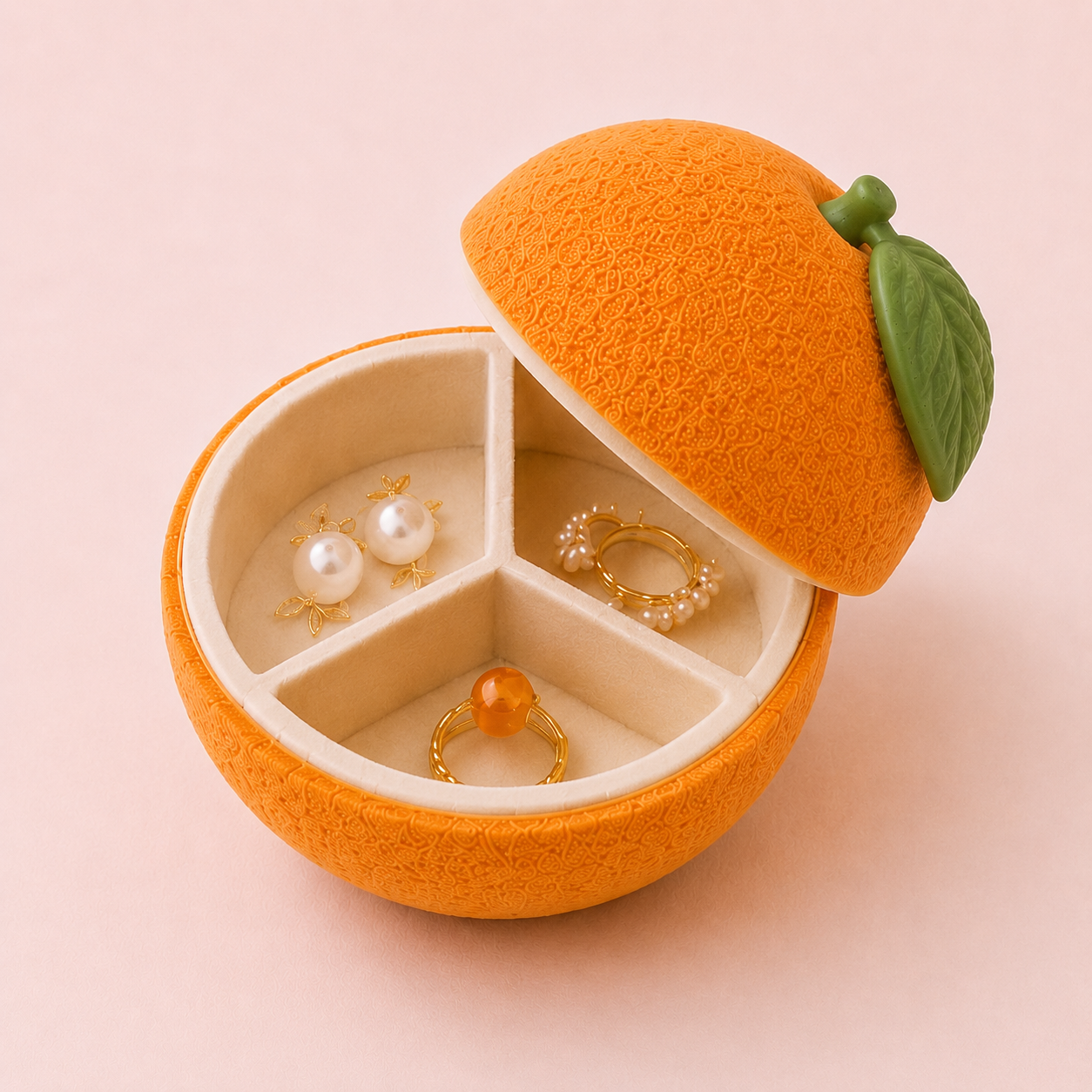 Orange Jewelry Box