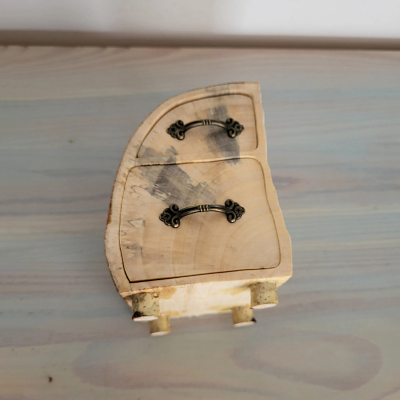 ECO friendly Jewelry Aspen Log Box