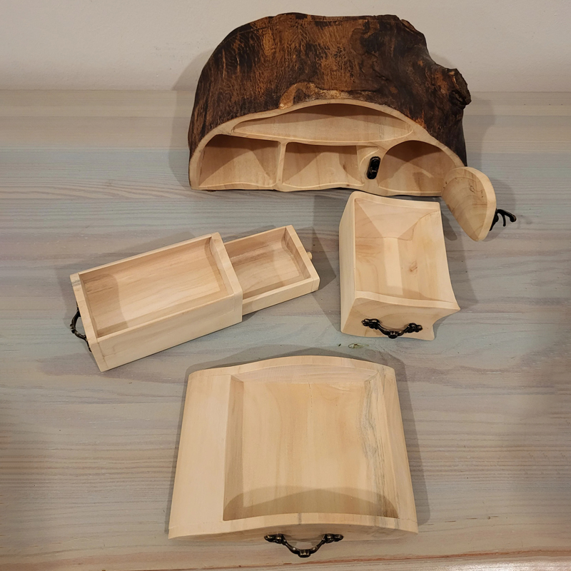 ECO Friendly Jewelry Aspen Log Box