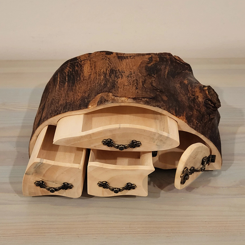 ECO Friendly Jewelry Aspen Log Box