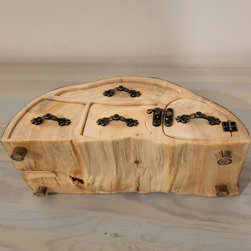 ECO Friendly Jewelry Aspen Log Box