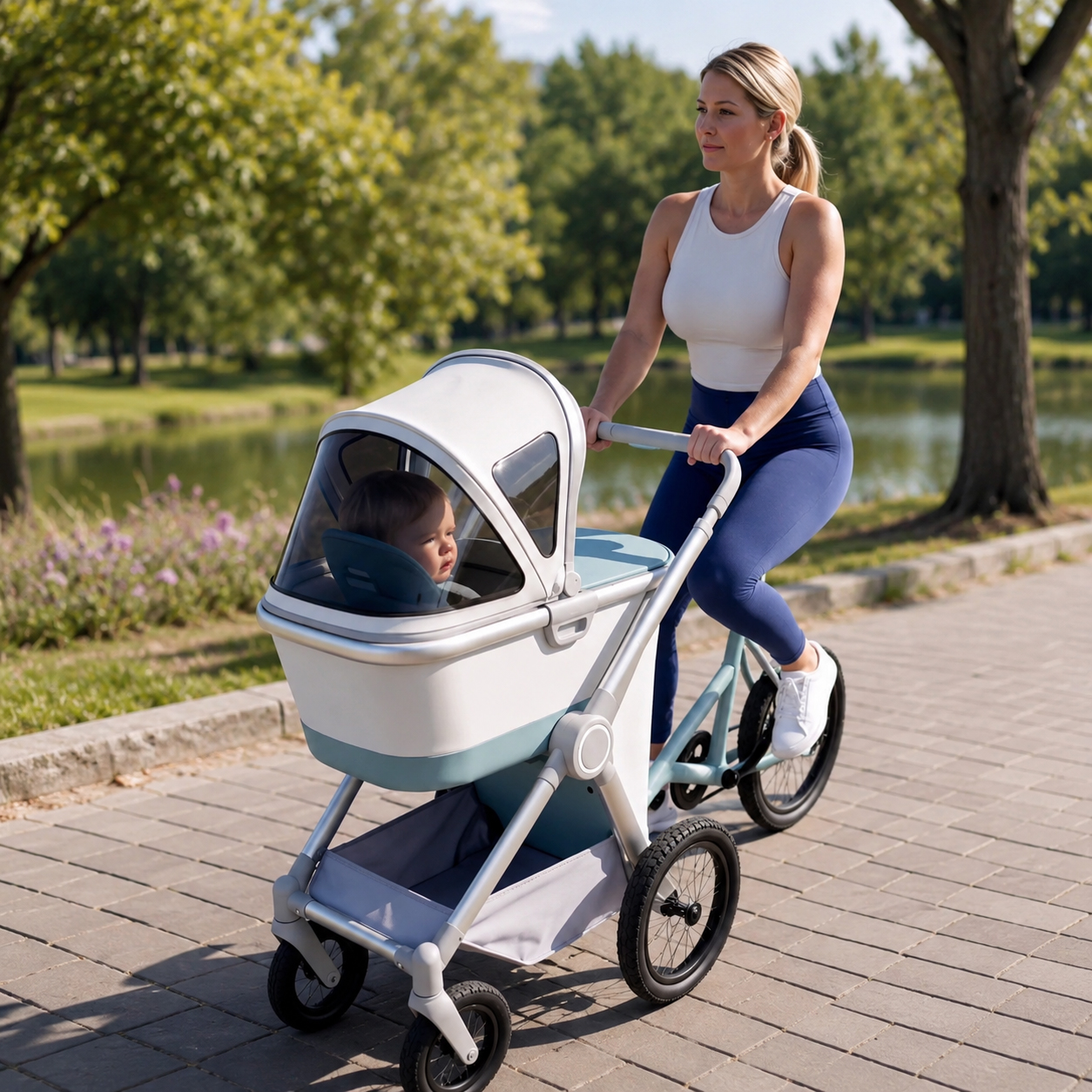 Responder™ FoldRide 2-in-1 Stroller Bike