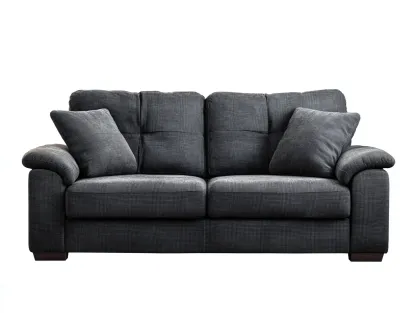 Sofás 2 plazas de tela 178x90x85 cm - gris oscuro - diseño confortable para salón-Cottaden