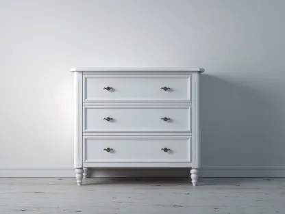 Cómodas madera con cajones 90x45x80 cm blanco - estilo clásico dormitorio-Pinemyhaus