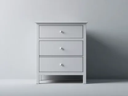 Cómodas con 3 cajones 60x40x70 cm - blanco - diseño moderno para dormitorio-Pinemyhaus