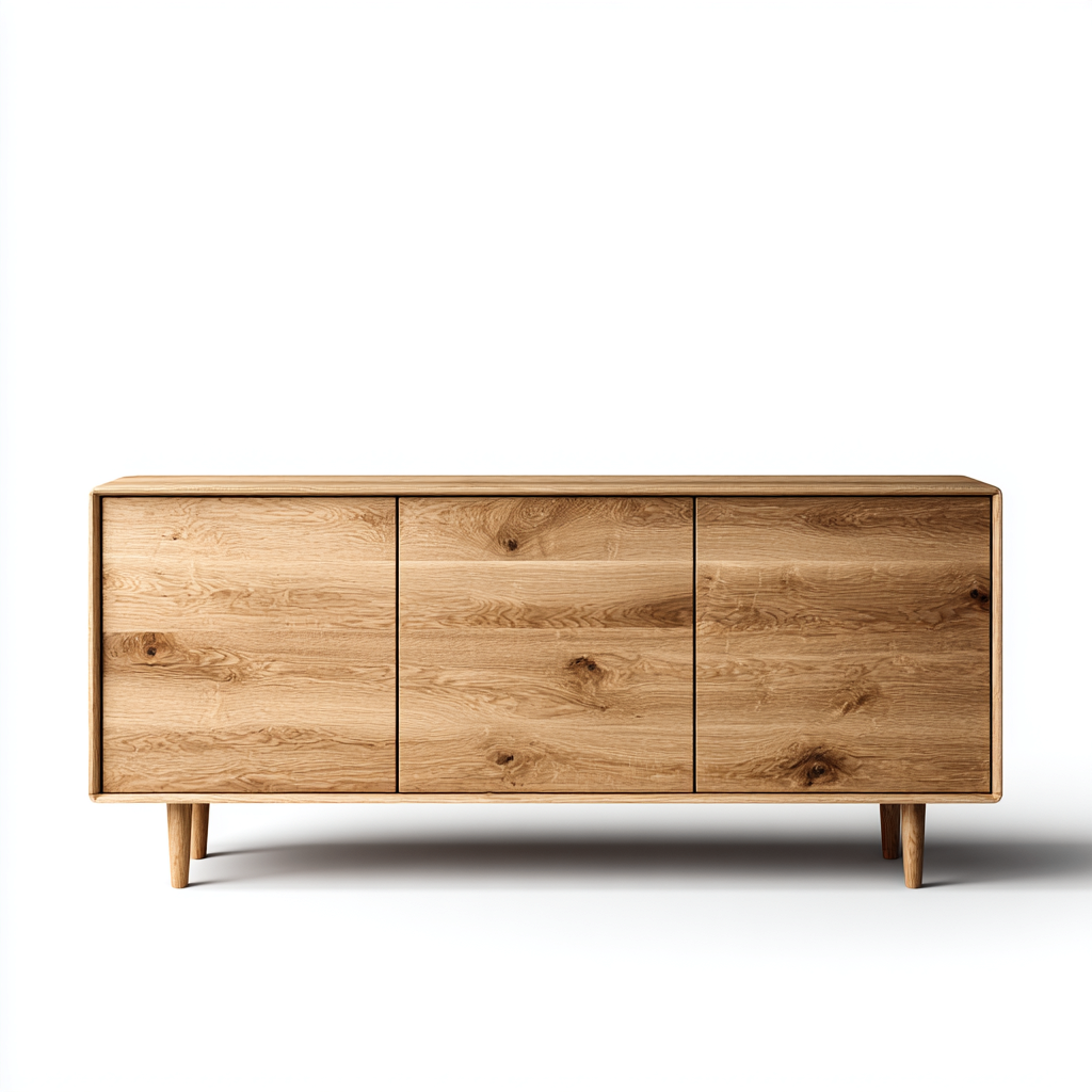 Mueble de TV madera 150x40x70 cm roble natural - diseño moderno para salón-Homiuply