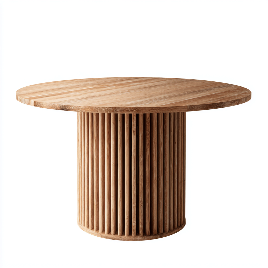 Mesas de jardín mesa exterior madera maciza 140x140x76 cm - madera - diseño moderno-Homiuply