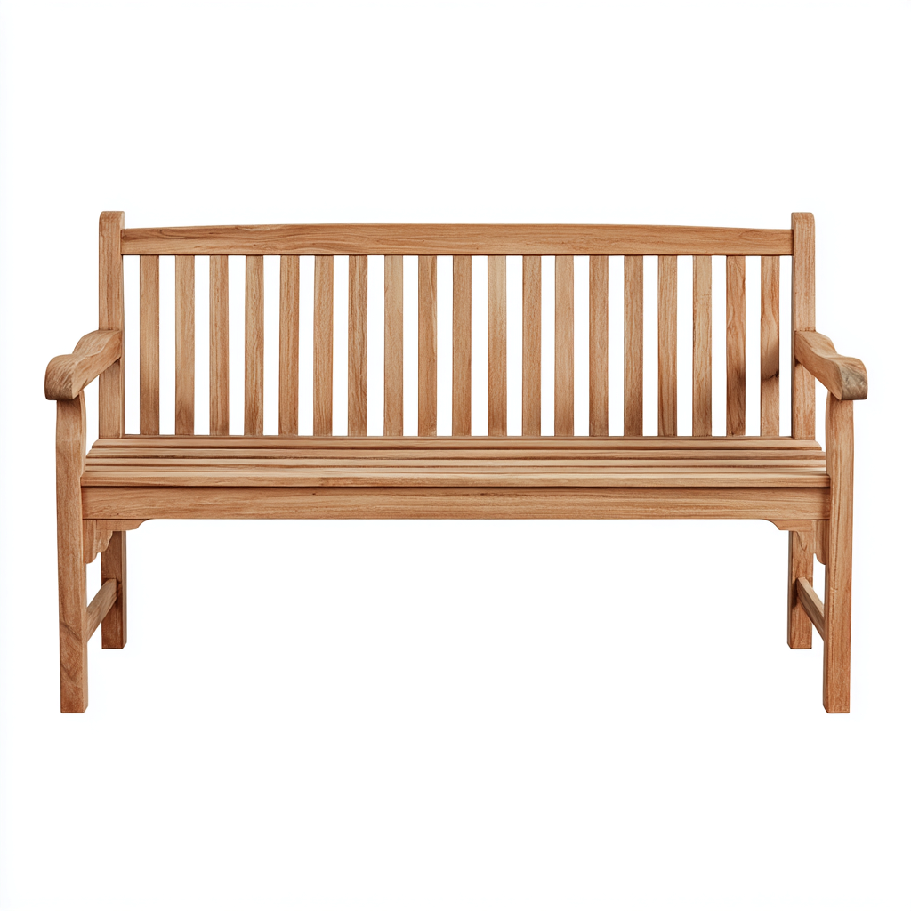 Bancos de jardín madera 135x63x92 cm - color madera - diseño tradicional-Oakuply