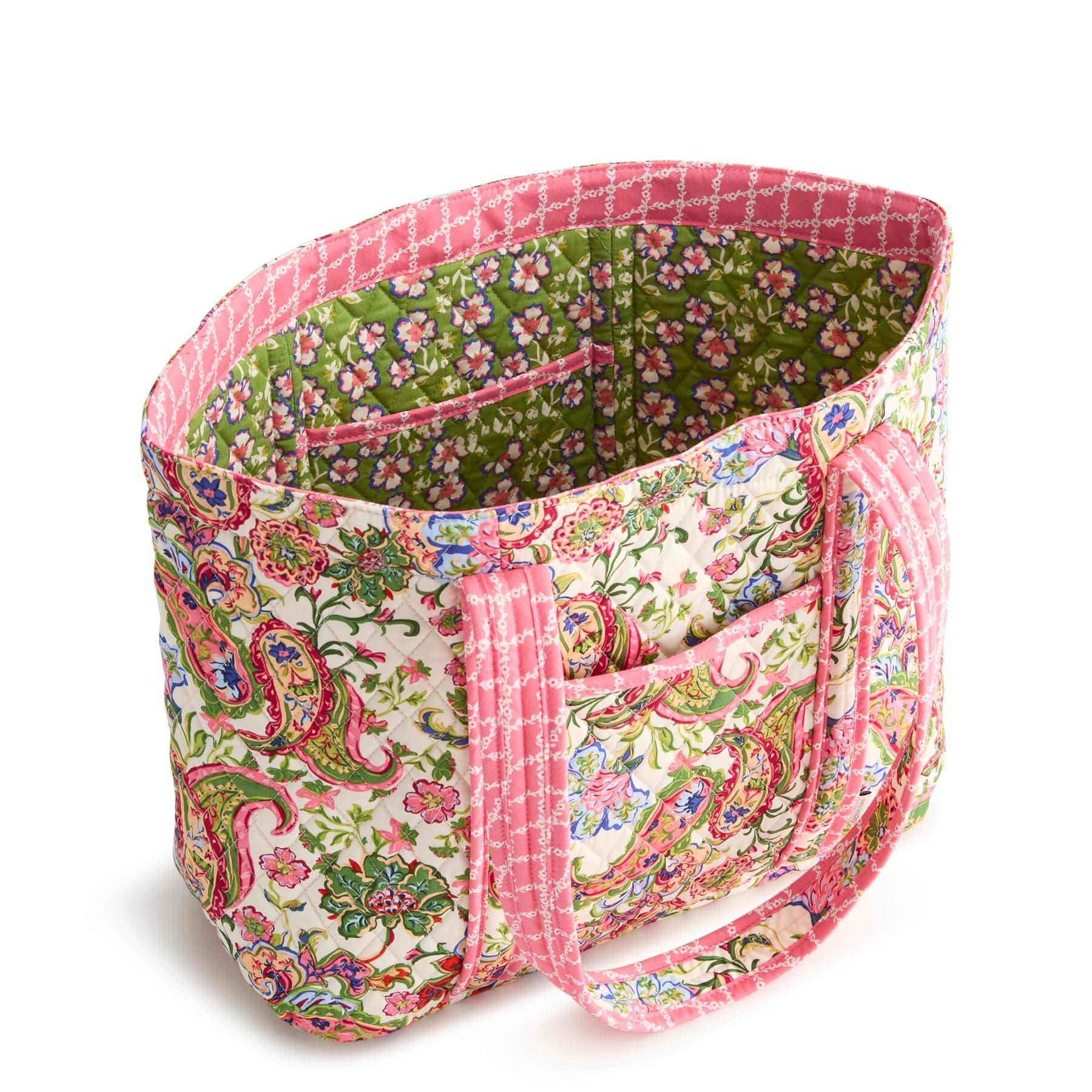 Hathaway Tote Bag-Vibrant Paisley