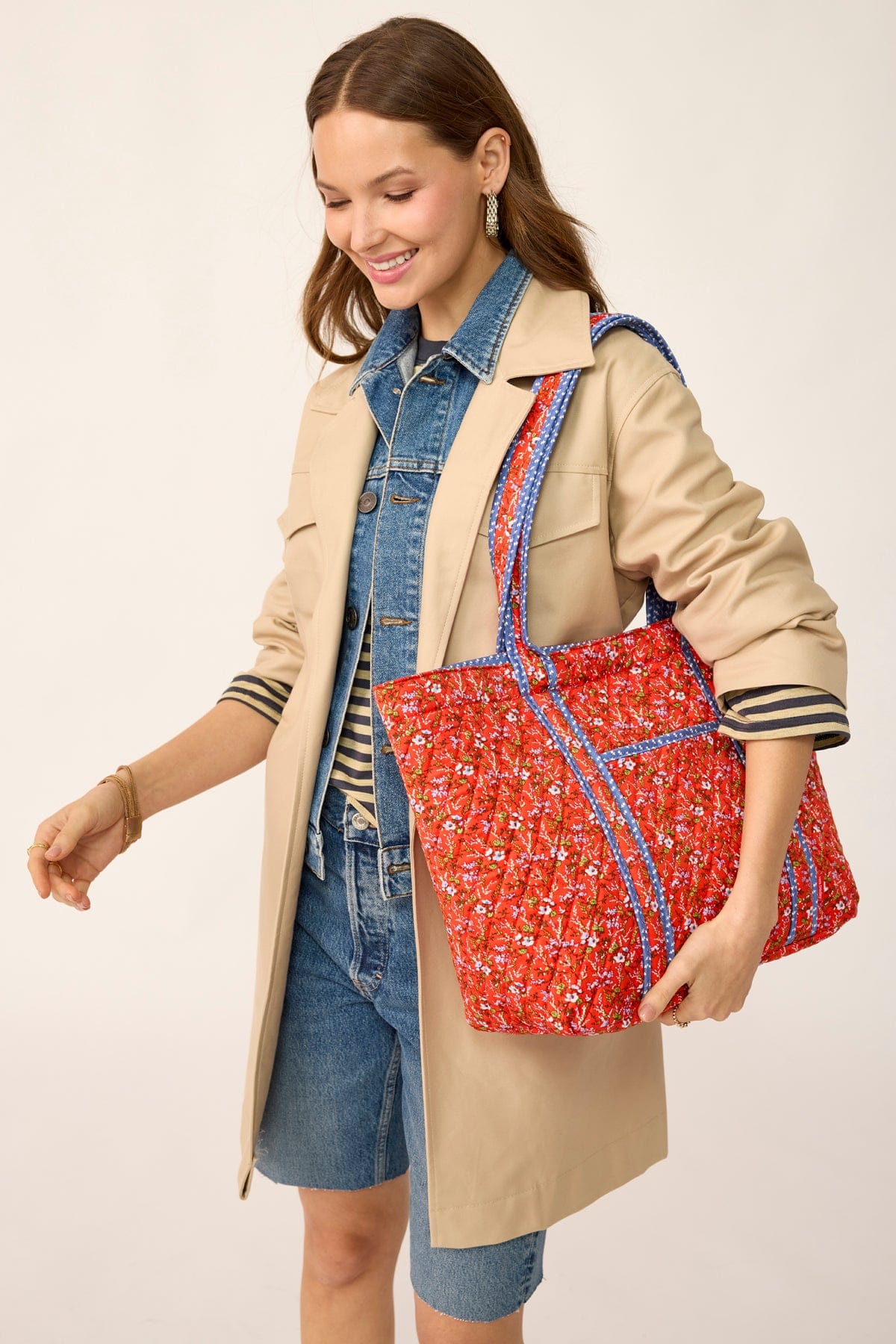 Hathaway Tote Bag-Wildflower Sprigs