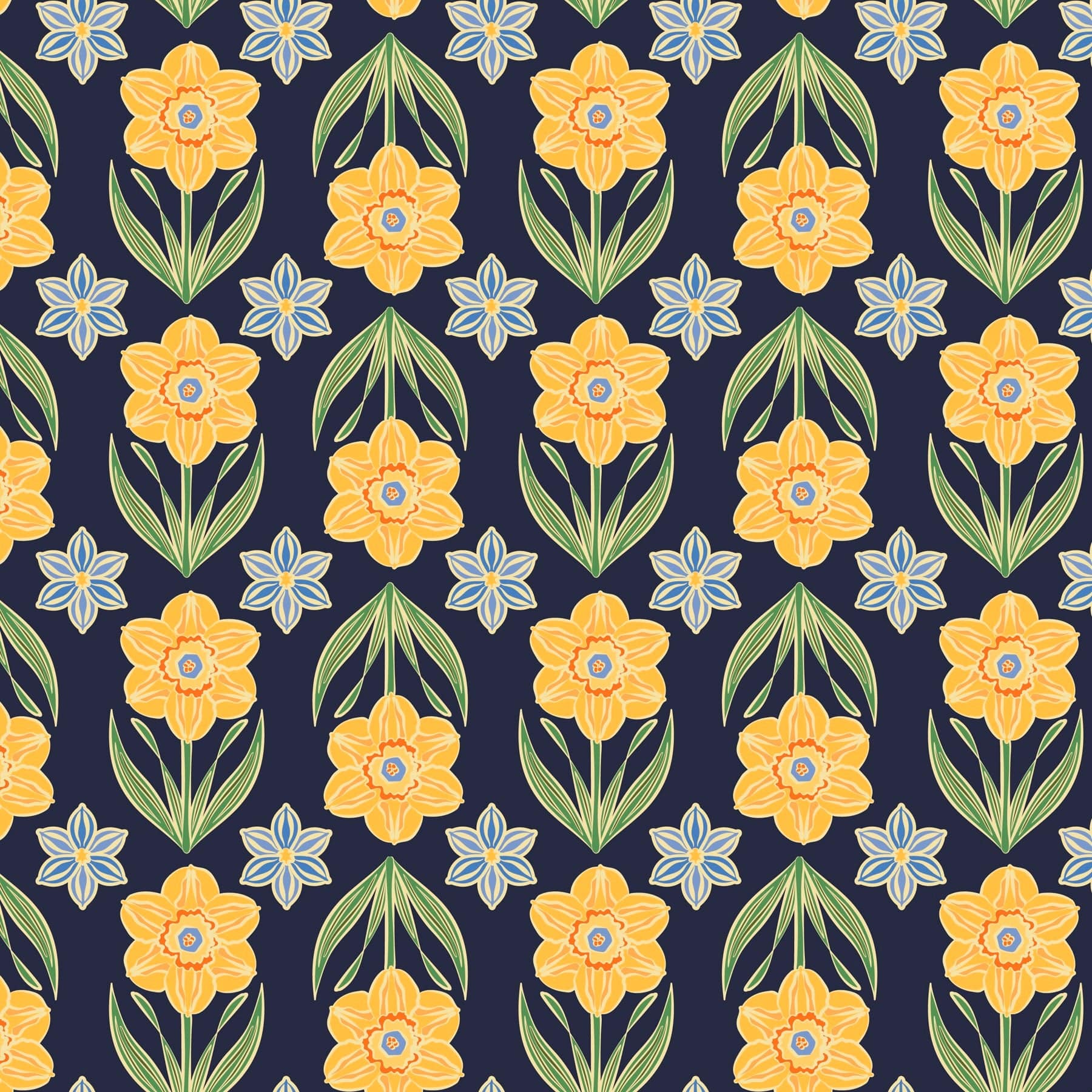Original Zip Tote Bag-Daffodils