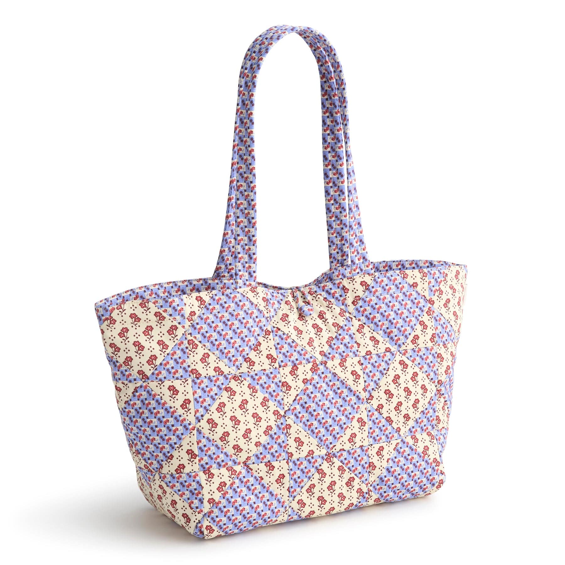Small Hathaway Tote Bag-Rachel Ditsy Patchwork