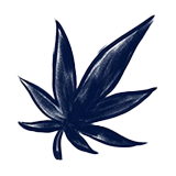 An icon depicting a hemp leaf.