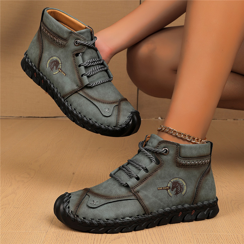 Women Outdoor Orthopedic Casual Leather Boots - Comfortable for Walking & Driving