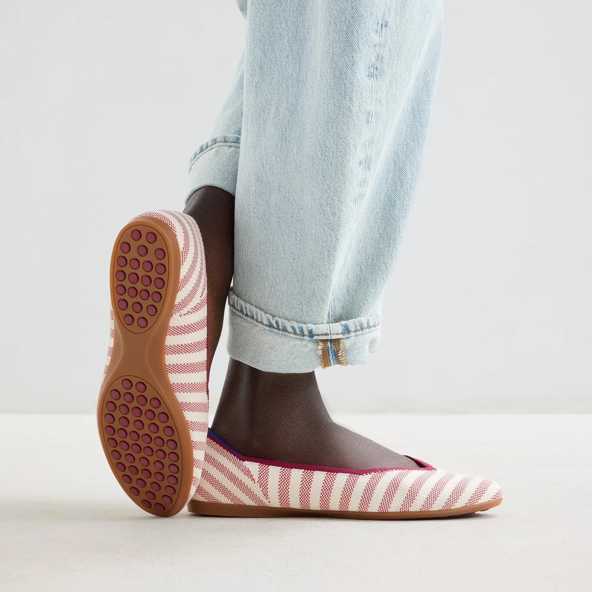 The Daily Flat - Coral Cabana Stripe