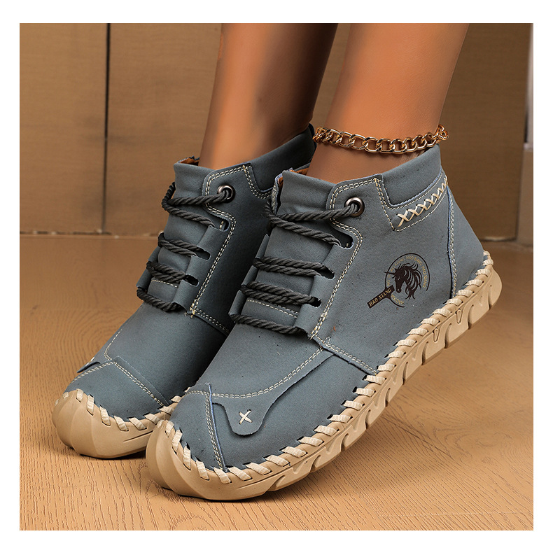 Women Outdoor Orthopedic Casual Leather Boots - Comfortable for Walking & Driving