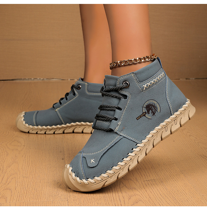 Women Outdoor Orthopedic Casual Leather Boots - Comfortable for Walking & Driving
