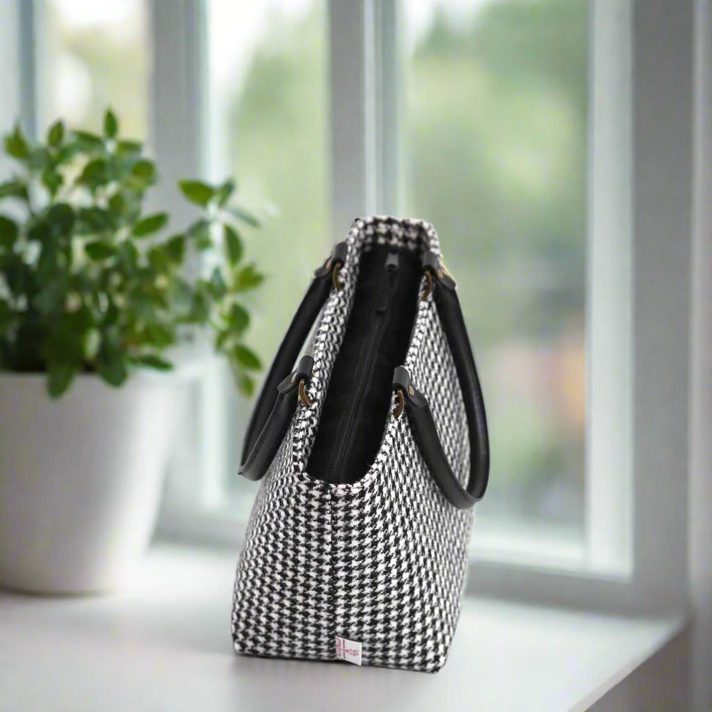 Harris Tweed Houndstooth Handbag