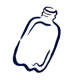 An icon depicting a plastic bottle.