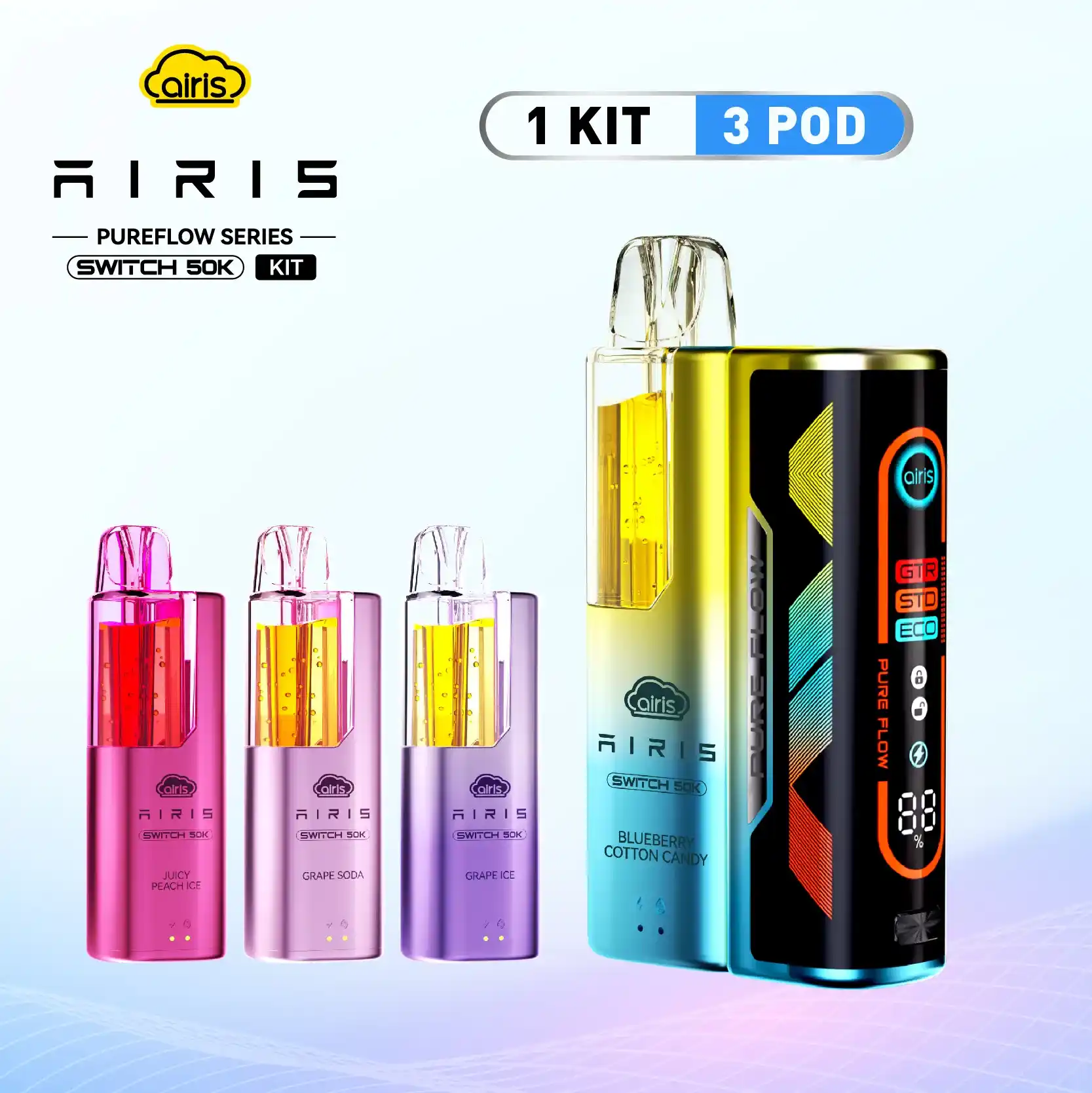AIRIS Pureflow Switch 1 Kit + 3 Pod