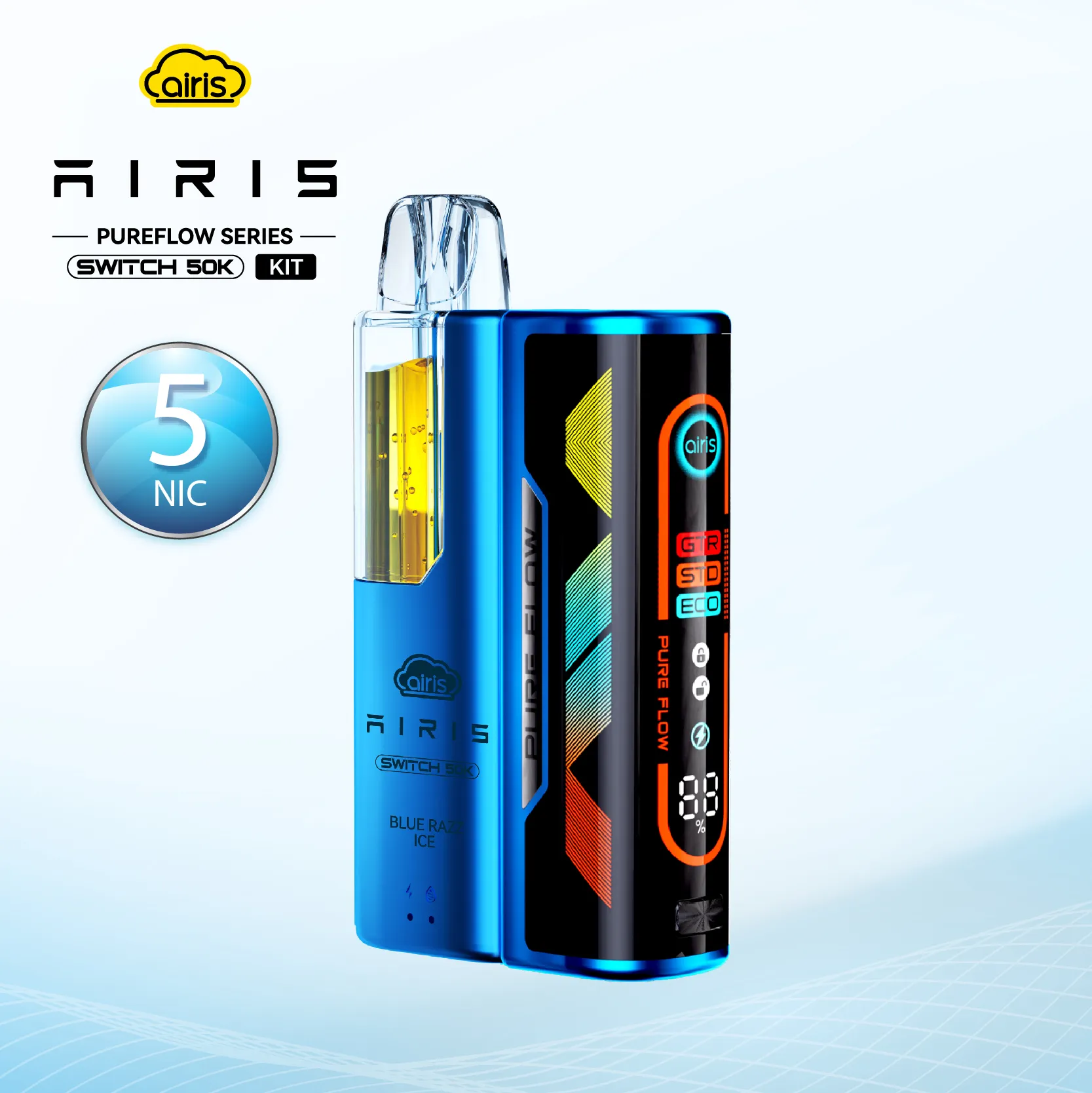 Blue Razz Ice AIRIS Pureflow Switch Kit