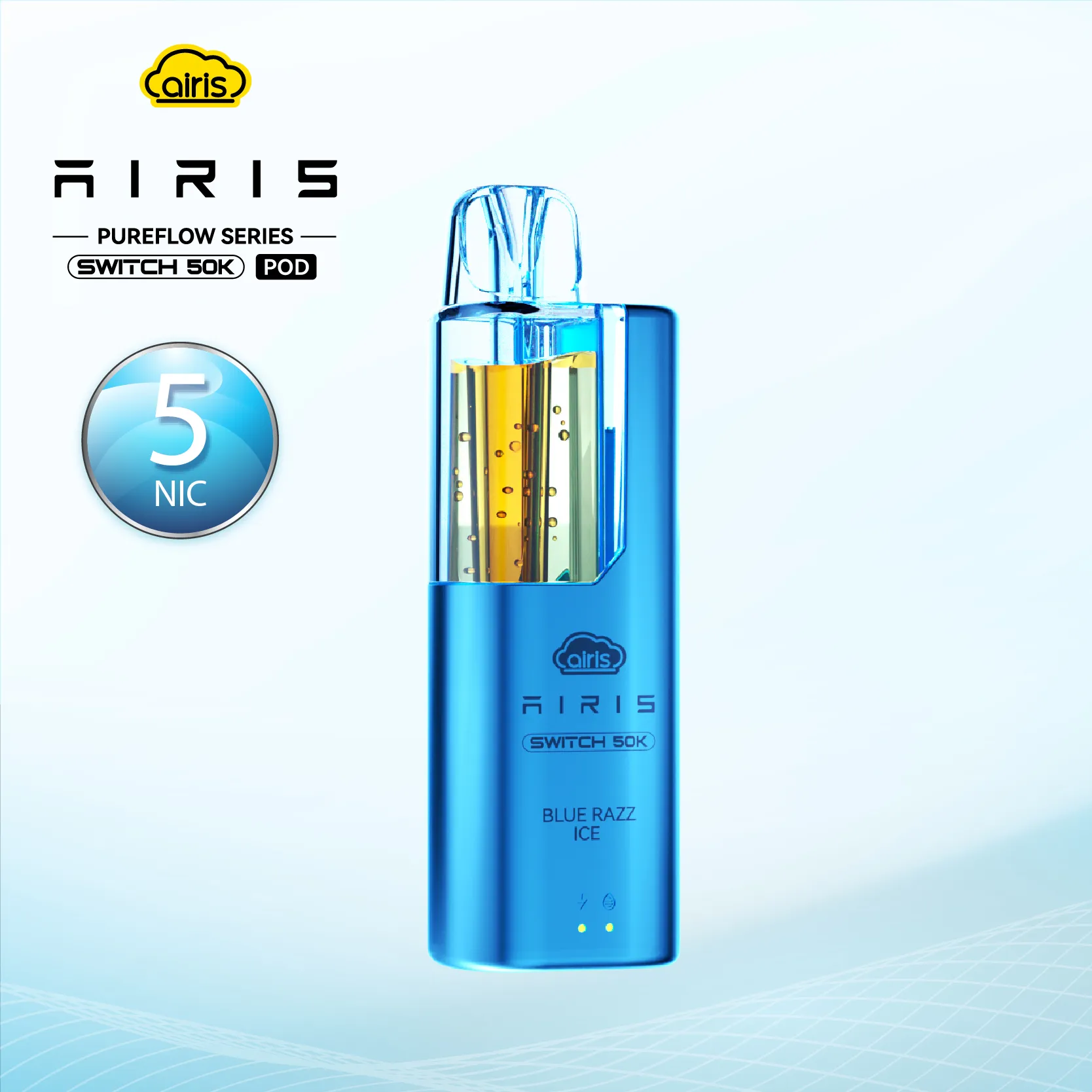 Blue Razz Ice AIRIS Pureflow Switch Pod