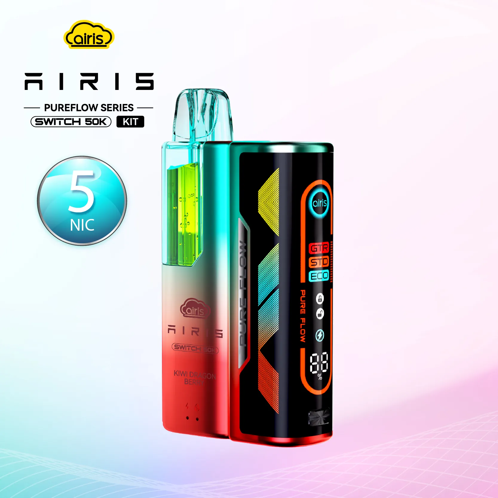 Kiwi Dragon Berry AIRIS Pureflow Switch Kit