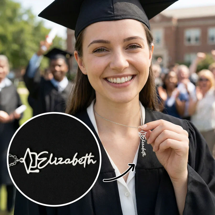 "Tassel & Triumph" Personalized Graduation Season Necklace