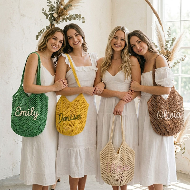 "Sun & Sand" Personalized Beach Tote Bag