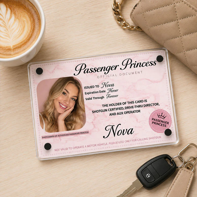 Personalized Passenger Princess Card– Forever Valid VIP Card