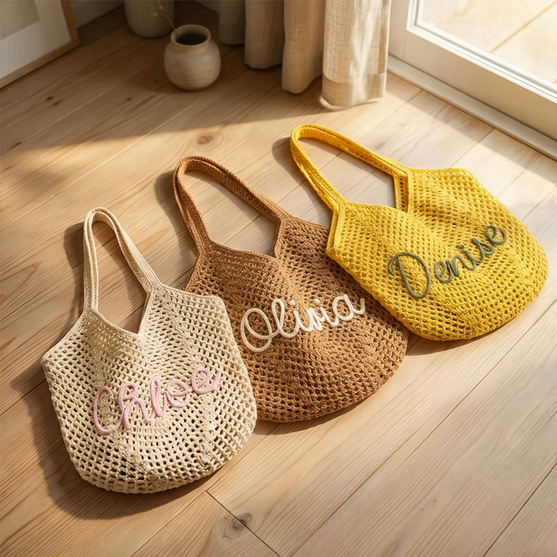 "Sun & Sand" Personalized Beach Tote Bag