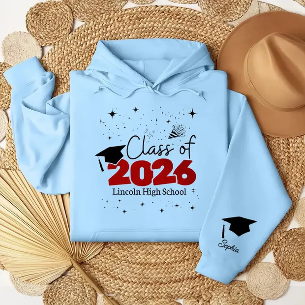 Custom Graduation Sweatshirt - Personalized Class of 2026