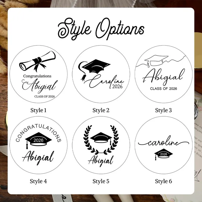 A personalized graduation gift mirror with engraved lettering, perfect for the 2026 graduating class. A customized college gift for your daughter, a meaningful graduation keepsake.