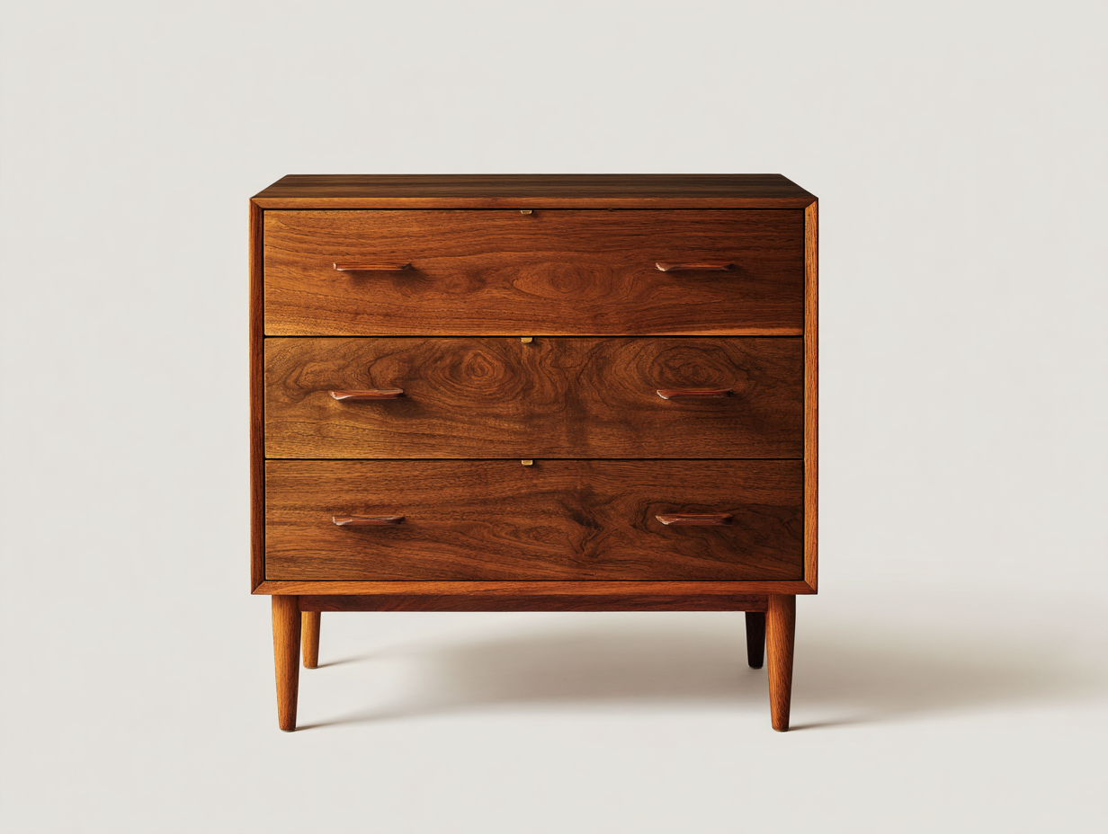 Cómodas madera maciza con cajones 90x45x85 cm - marrón oscuro - diseño clásico dormitorio-Craftuppad