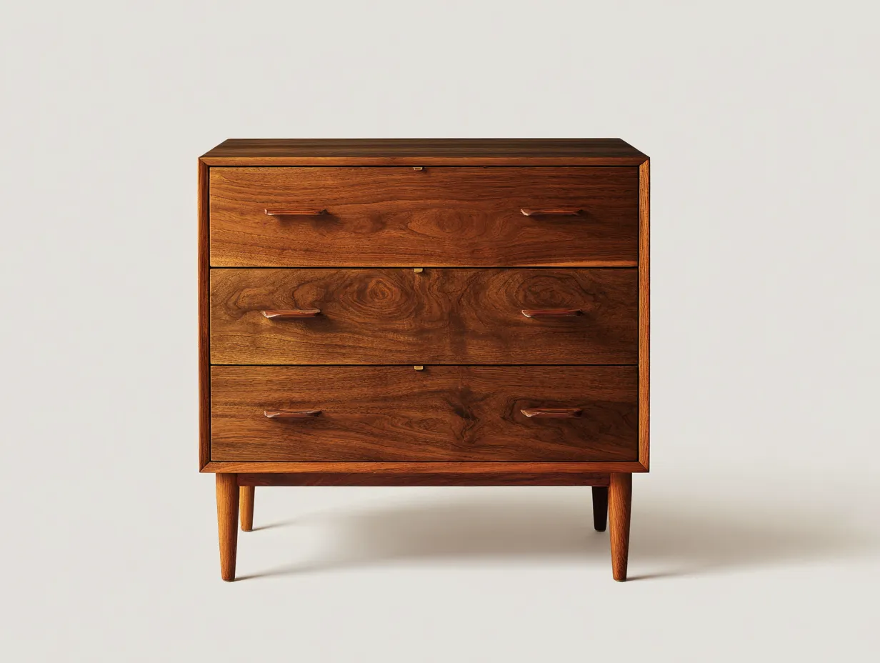 Cómodas madera maciza con cajones 90x45x85 cm - marrón oscuro - diseño clásico dormitorio-Craftuppad