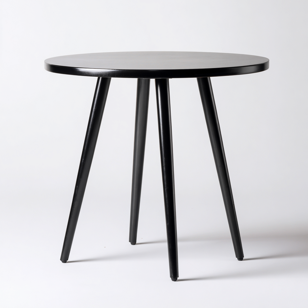 Mesa de jardín metal 60x60x72 cm - negro - adecuado para jardín exterior - diseño moderno- Nestupden