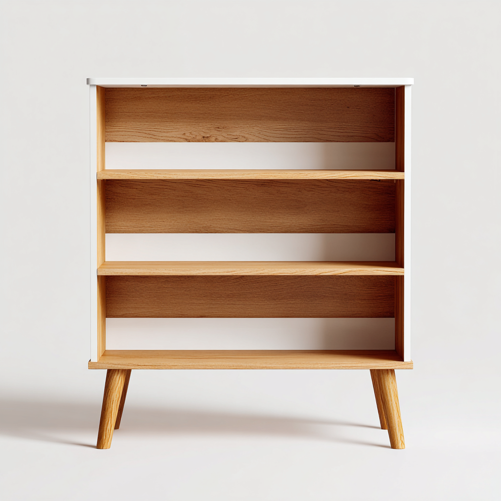 Zapatero madera y MDF 78x35x92 cm - blanco - madera - diseño abierto moderno apto para recibidor para almacenamiento de calzado- Nestupden