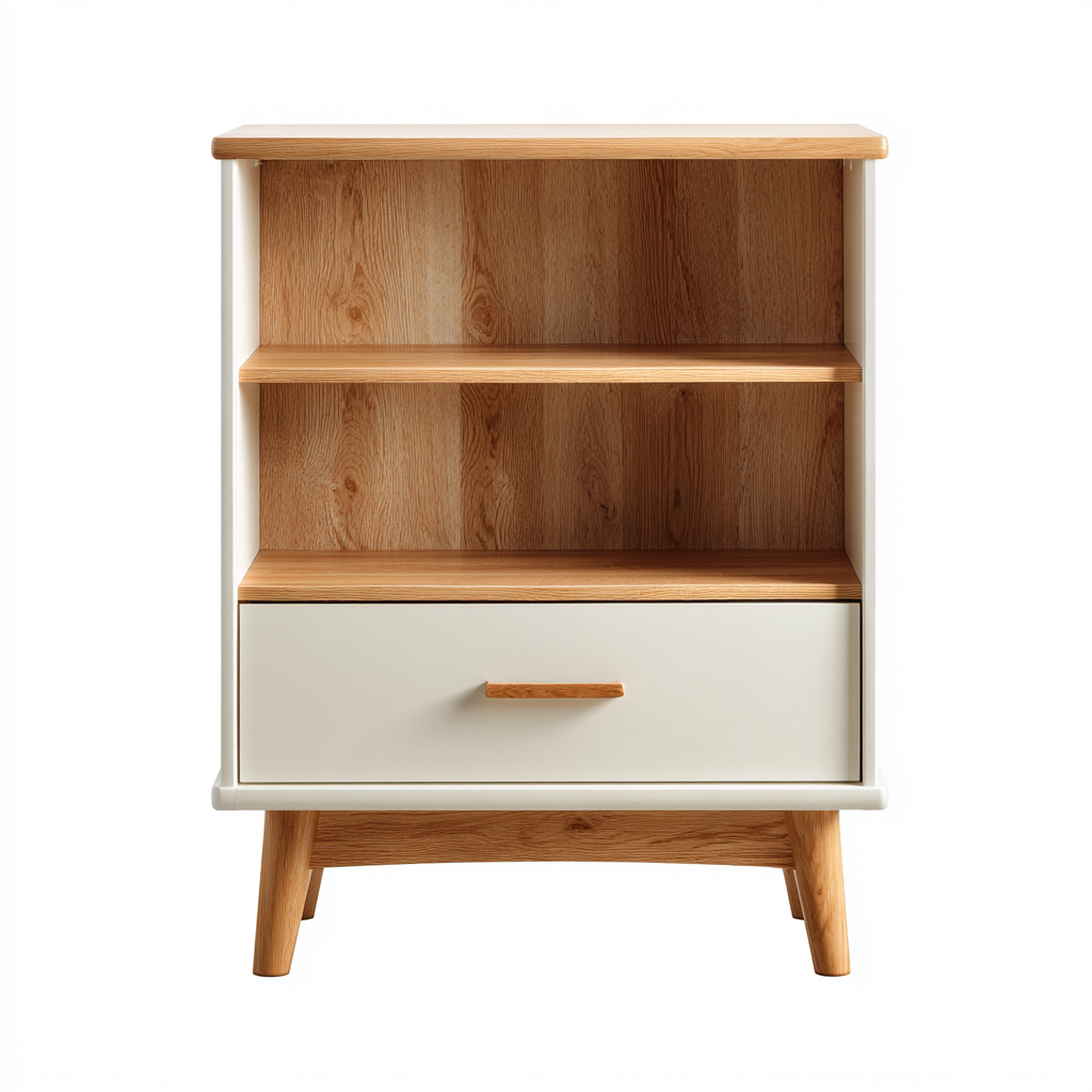 Zapatero madera y blanco 68x30x90 cm - diseño moderno para recibidor- Nestupden