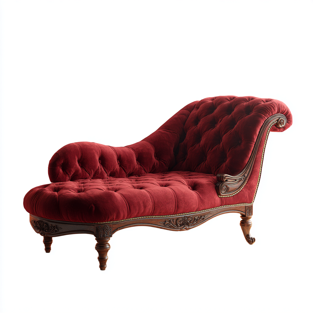 Sillón reclinable tapizado en tela 170x75x90 cm - rojo - diseño clásico apto para salón- Nestupden