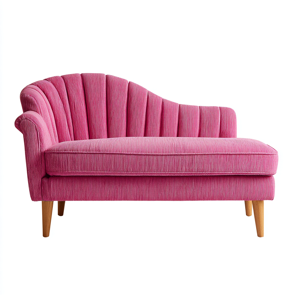 Sillón reclinable tela 170x78x88 cm - rosa - adecuado para salón - diseño clásico- Nestupden