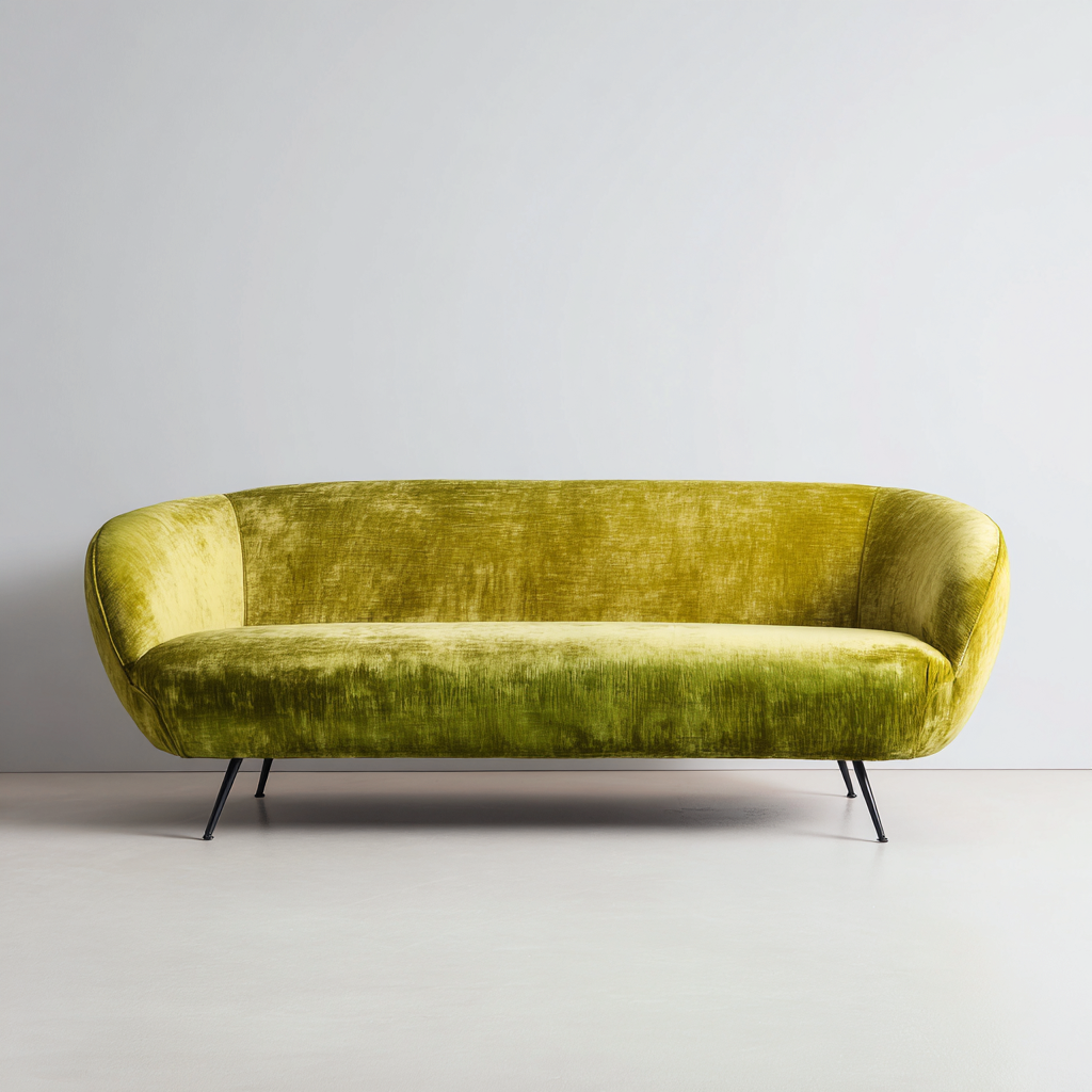 Sofá de 2 plazas tela 176x90x83 cm - verde - diseño contemporáneo para salón- Nestupden