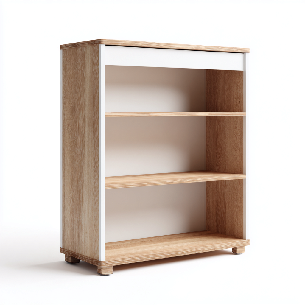 Zapatero madera y blanco 80x30x100 cm - diseño moderno para recibidor- Nestupden